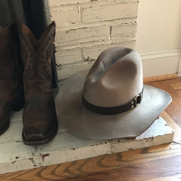 frye harness rancher hat